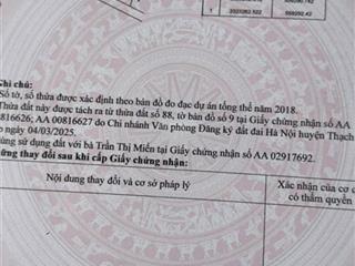 Bán đất đồng trúc 128 m mặt tiền 6 m giá 27 triệu 1m2