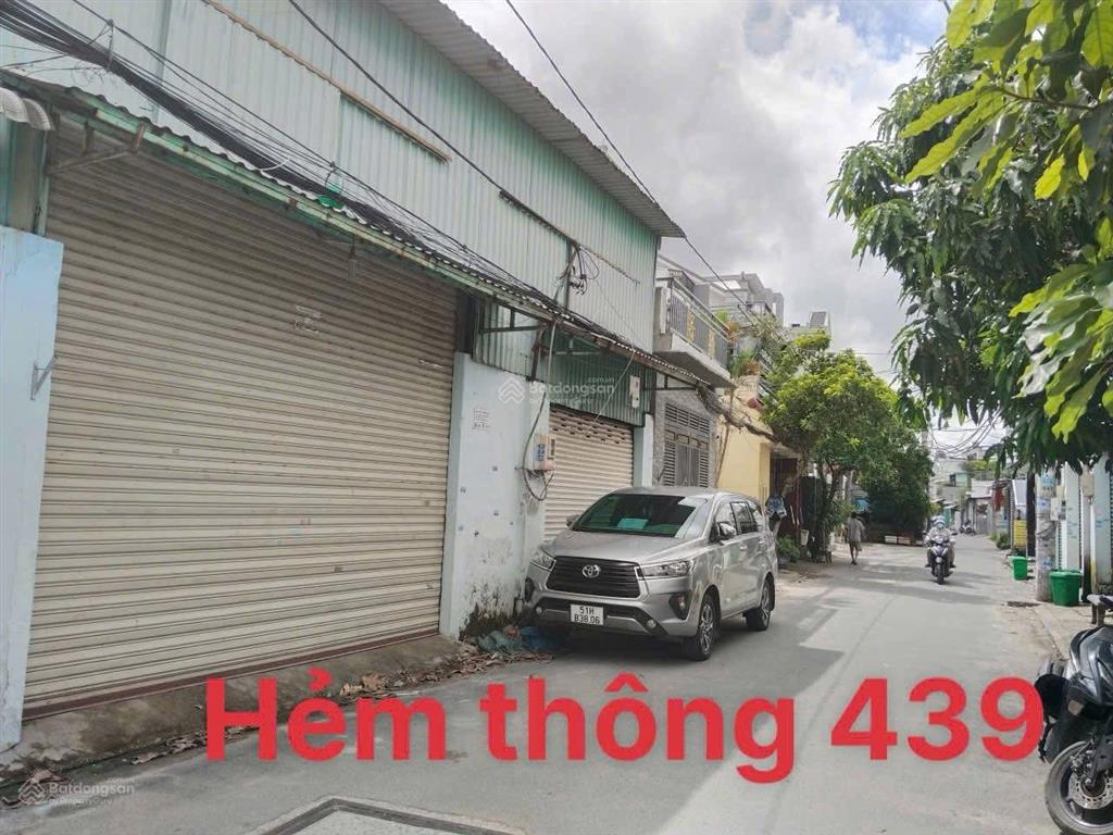 Đất mặt tiền hẻm 439 tth21 5x22 đường 8m thông quận 12 chỉ 6.15tỷ