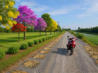 Bán đất thổ cư bình hiệp view sông đường 8m