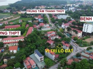 Bán đất trung tâm thị trấn thanh thủy, phú thọ
