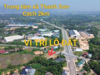 Vị trí đắc địa,tiềm năng tương lai . đất tại ngã tư giáp lai,thanh sơn,phú thọ(xã thanh sơn mới)