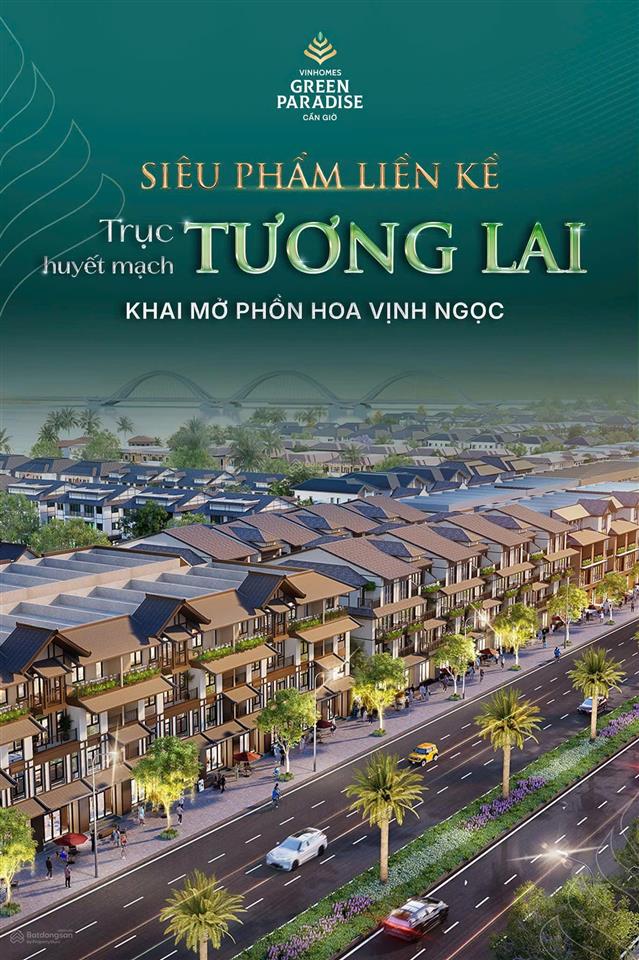 Sở hữu ngay tài sản mặt tiền hot nhất green paradise cần giờ