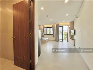Căn hộ studio ban công lớn  full nội thất  phan văn trị, gò vấp