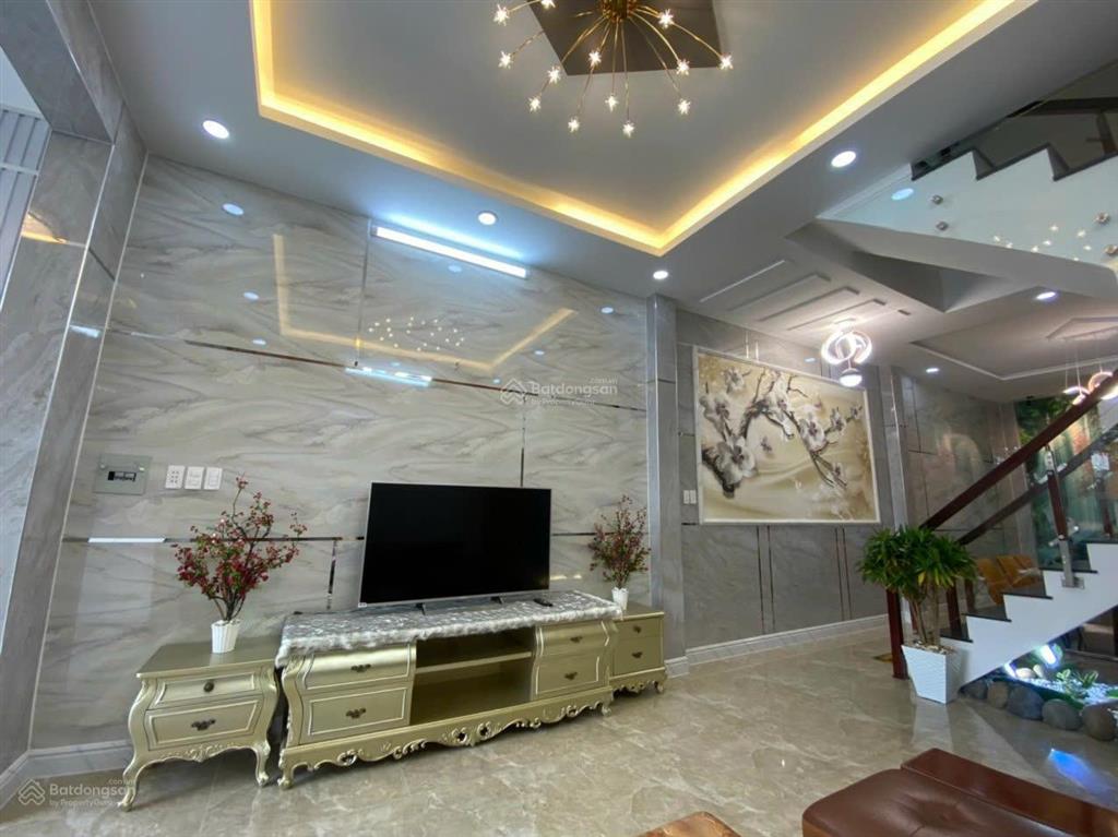 Bán nhà 2 mặt hxh nơ trang longphan văn trị (5x24m) nhà mới 5 tầng 9 phòng