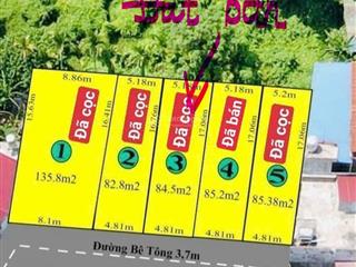 Bán nhanh 80,8m2 sđcc, 100m ra tỉnh lộ 429b, 200m ra cầu mỹ hòa  mỹ đức, hà nội, giá chỉ 1,xx tỷ