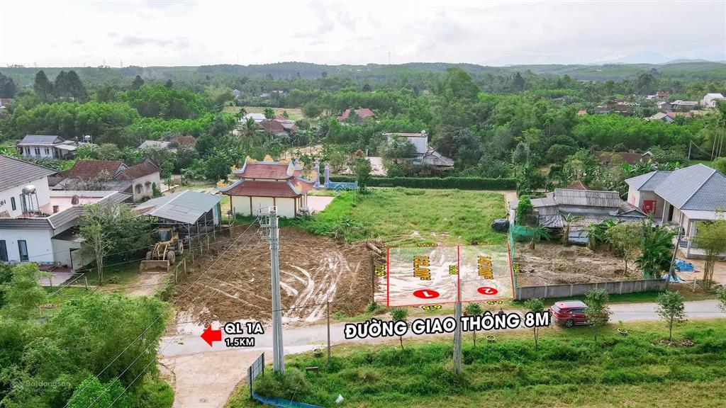 Trục đường nhựa sát vách khu công nghiệp tại hải lâm, hải lăng, quảng trị