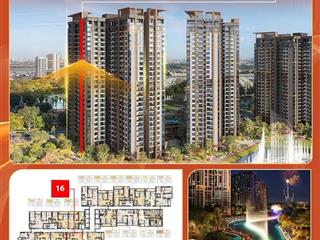 Chỉ với 2,8tỷ sở hữu ngay căn 2pn  74,9m2 vị trí trung tâm vàng kdt the global city quận 2