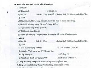 Chỉ hơn 70tr/m2 có ngay nhà đúc 2 tầng , 4x16m , hẻm 7m ,ngay chợ bình trị đông , shr , hc đủ ,
