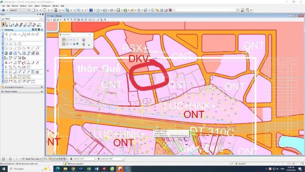 Bán đất tại xã hướng đạo, tam dương, vĩnh phúc, 3,1tỷ, 360m2, ngay cổng khu công nghiệp