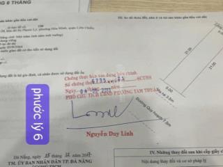 Bán đất phước lý 6, 3,05 tỷ, 105m2, phường hòa minh, liên chiểu, đà nẵng  giá tốt