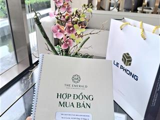 The emerald 68  a12.09  2pn góc ban công lồi, view landmark  chỉ tt 20% tới nhận nhà 9/2026
