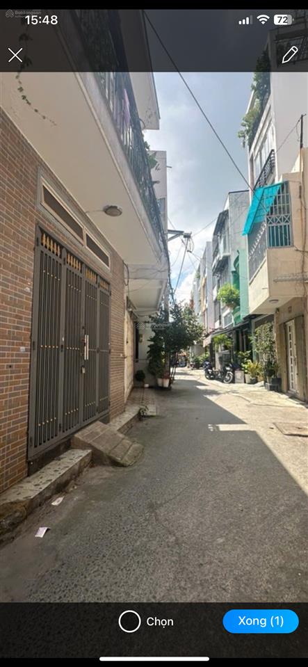 Ngay trung tâm bình thạnh xe hơi đậu cửa  chợ cây quéo hoàng hoa thám 52 m2 nở hậu 3pn chỉ 4.65tỉ