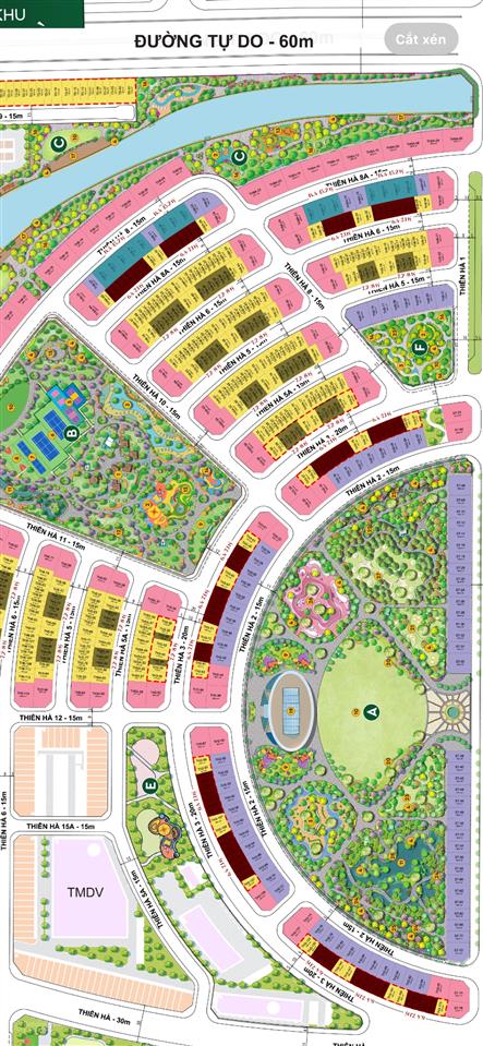 Bán thiên hà  75m2 dự án vinhomes golden city  dương kinh  hải phòng view gần 2 công viên lớn