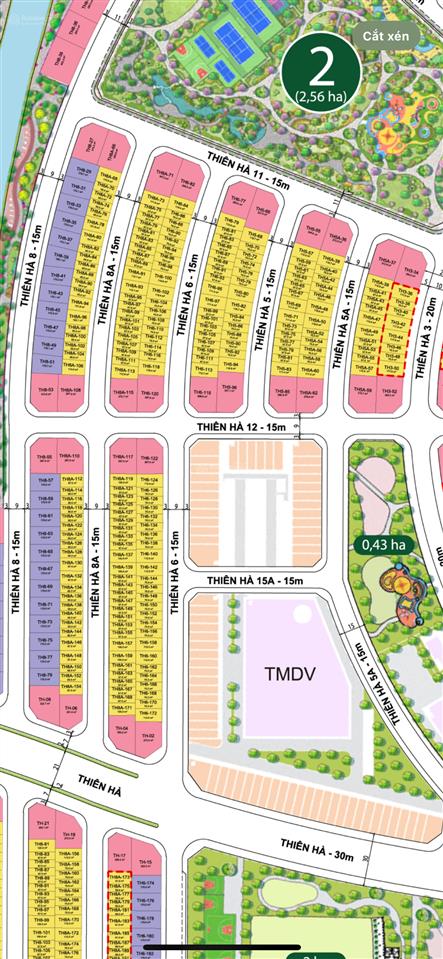 Thiên hà th31xx dự án vinhomes golden city  dương kinh view công viên giá hơn 6 tỷ 65,3m2