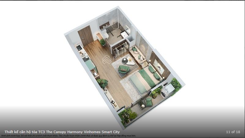 Chính chủ cần bán căn studio 28.9m2, toà tc1 tầng 1510.giá chỉ 1.9 tỷ bao phí,the canopy residences