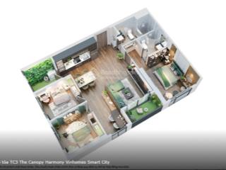 Chính chủ cần bán căn 3pn 80m2, toà tc2 tầng 1512.giá chỉ 6.9 tỷ bao phí,the canopy residences