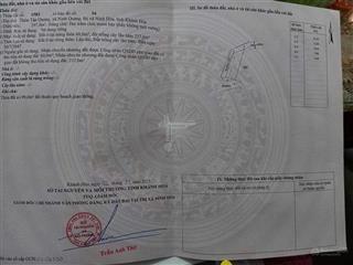 Bán đất 2 mặt tiền kdc đông đúc xã ninh quang, ninh hòa