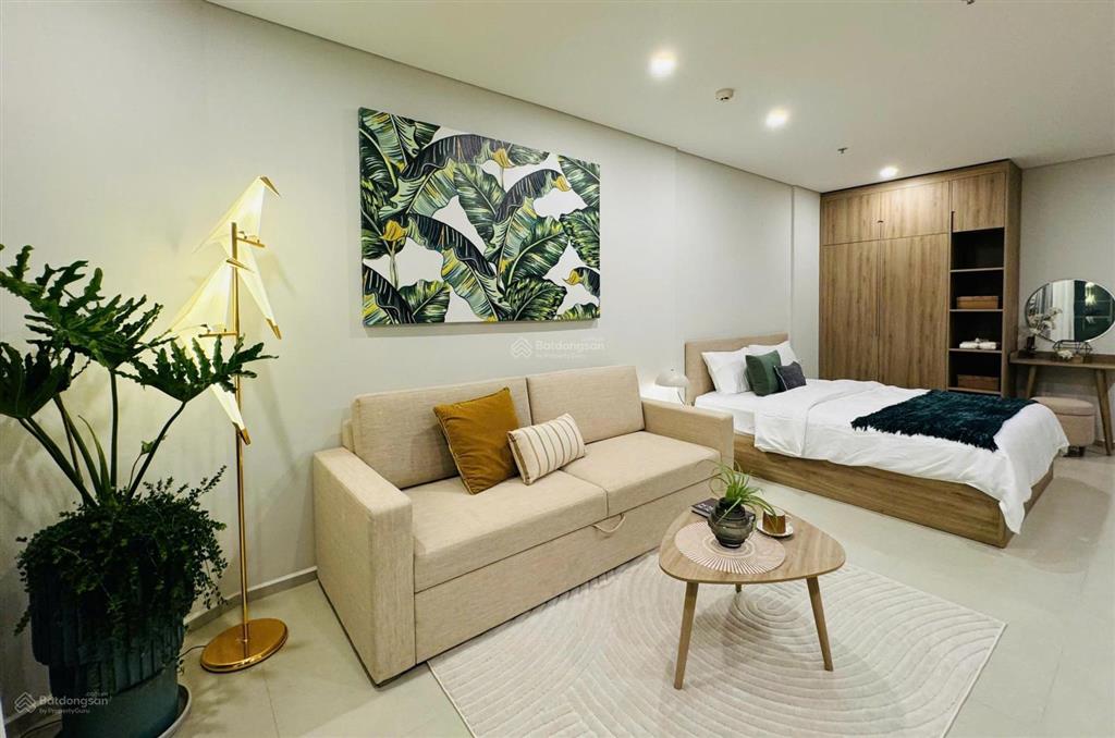 The sóng 1pn 1,8 tỷ 50m2 nhà mới full nội thất  ký trực tiếp cđt free 3 năm pql tt 50% nhận nhà