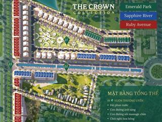 Bán shophouse đẹp tại the crown eden, 21 tỷ, 140m2, nhiều tiện ích