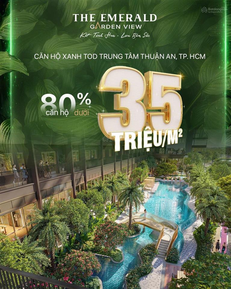 Đầu tư f0 giai đoạn 1  chiết khấu cao the emerald garden view