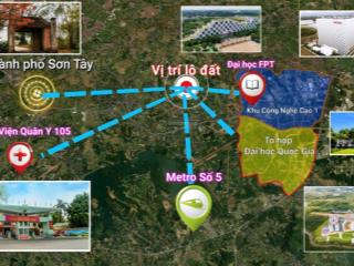 Bán nhanh lô đất 100m2, mặt tiền 8.5m siêu đẹp, hỗ trợ vay bank