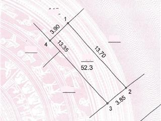 Bán đất vạn phúc hà đông 52.3m2, ngõ thông to như phố, view chung cư, 10m ra mp vạn phúc, sđ. 12.5t