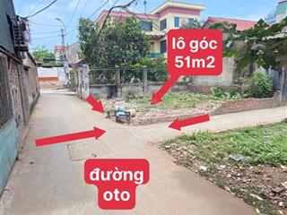 1.780 tr lô góc kim thiều  hương mạc  từ sơn  bn diện tích 51,5m2 mặt tiền 6m5 mặt hậu