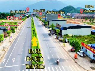 Đẹp rẻ nhất khvực lô đất 120m2 mặt đường 36m.khu kinh tế mới thái nguyên.sẵn sổ,full thổ cư