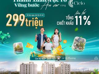290tr sở hữu cielo căn hộ đa trung tâm, cách quận 1 25 phút