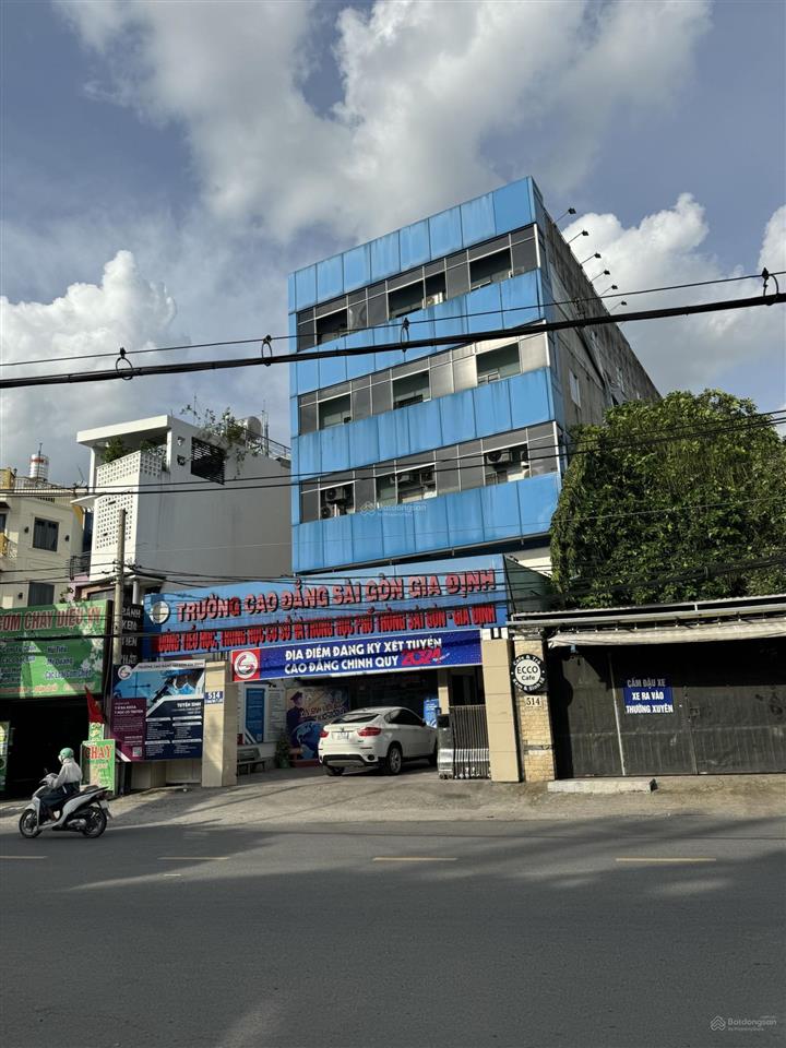 Bán gấp tòa nhà 514 lê quang định, phường 1, quận gò vấp dt 18 x 53 5 tầng giá 184 tỷ