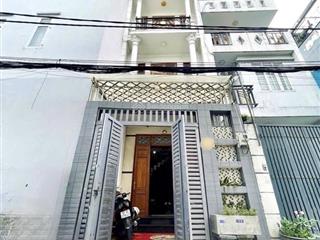 Nhà đường nguyễn oanh, p 17, dt 60m2, kết cấu 4 tầng, xe hơi ngủ trong nhà, giá 6 tỷ 3
