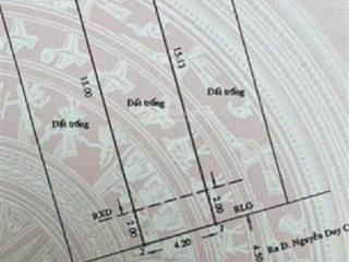 Bán đất 80m2 quang trung, p10, gv giá 5 tỷ 3 khu phân lô đường trước đất 5m