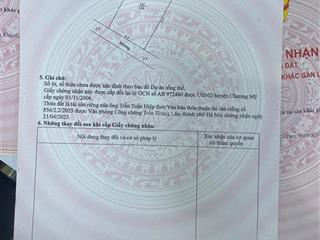 Bán đất đê mới, 50 triệu/m2, 150m2, mặt tiền 8.5m, 2 mặt tiền trước sau chương mỹ, hà nội, hàng hot