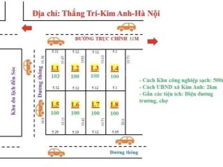 Cần tìm nhà đầu tư cho lô đất tại thắng trí  minh trí (kim anh)  hà nội