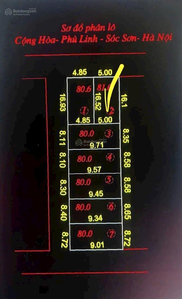 Cần tìm nhà đầu tư cho lô đất tại cộng hòa, phù linh, sóc sơn, hà nội