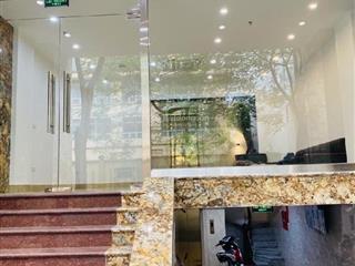 Toà nhà văn phòng  mặt phố nhân chính  2 chiều oto  vỉa hè rộng  9 tầng có hầm, đủ pccc