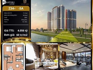 Masteries lakeside chỉ 60tr/m2 view biển hồ, ck cực lớn, có slot ô tô, htls 0% ân hạn 36th
