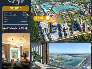 Bán gấp căn 2pn the senique view biển hồ, đn mát mẻ, sẵn slot ô tô. alo chính chủ 0355 684 ***