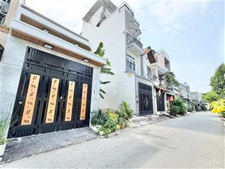 Mtkd đường nhựa 8m kdc nam long, giáp q6 diện tích 4m x 14m | nhà 2 tầng btct mới