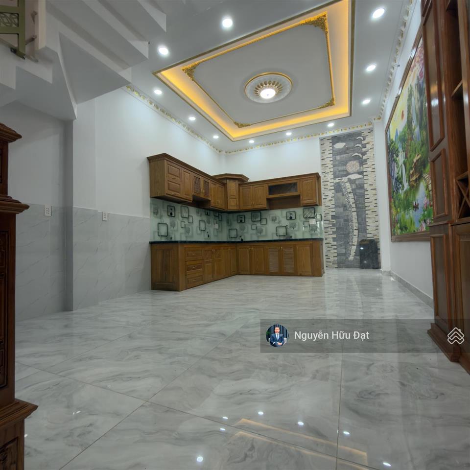 Nhà cát tường phú sinh 4x17m xây dựng 2 lầu sân thượng, nhà xây đẹp kiên cố, hỗ trợ vay ngân hàng