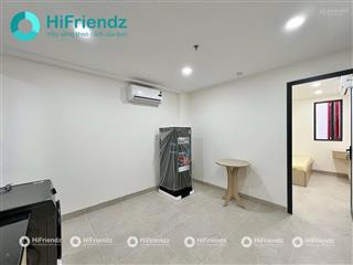 Cho thuê căn hộ 1 phòng ngủ 1 phòng khách full nội thất gần lotte mart gv