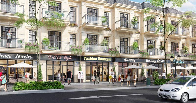 Shophouse 2 mặt tiền  đối diện chung cư và sông lễ hội  vị trí kinh doanh đỉnh cao