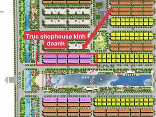 Shophouse 2 mặt tiền  đối diện chung cư và sông lễ hội  vị trí kinh doanh đỉnh cao