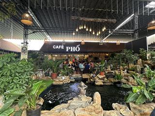 Quán cafe diện tích 1000m2 ngay mặt tiền đường b, khu trung tâm hành chính dĩ an.
