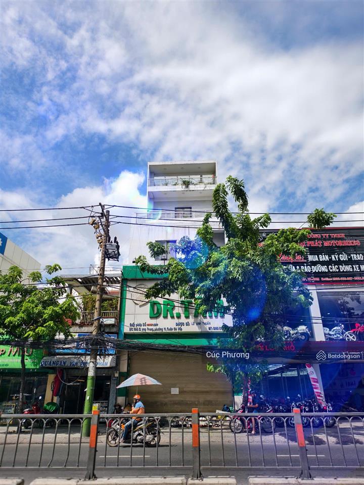 Siêu vị trí! bán nhà 2 mặt tiền quang trung, gò vấp (7x25m, hầm + 6 tầng, hđt 150tr), giá 38 tỷ
