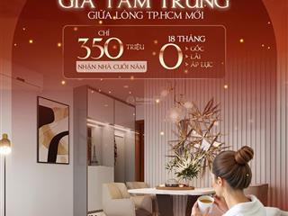 Chỉ với 350 triệu sở hữu căn 2pn, nằm ngay trung tâm thuận an. miễn lãi 18 tháng sau khi nhận nhà