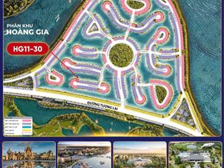 Biệt thự đơn lập 305m2 giá 26 tỷ phân khu hoàng gia, vinhomes vũ yên hải phòng