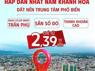 Chỉ 2,X tỉ, sở hữu đất nền trung tâm Ph. Phan Rang 