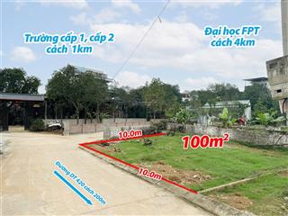 Nóng!!! 100m2 full thổ cư nằm ngay trên mặt đường trục chính bình yên, thạch thất, hà nội 30tr/m2