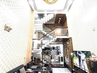 Nhà đẹp  chỉ nhỉnh 9 tỷ, nhà 5 tầng vuông vức , hẻm xe hơi 6m ngay nguyễn văn dung sát nguyễn oanh